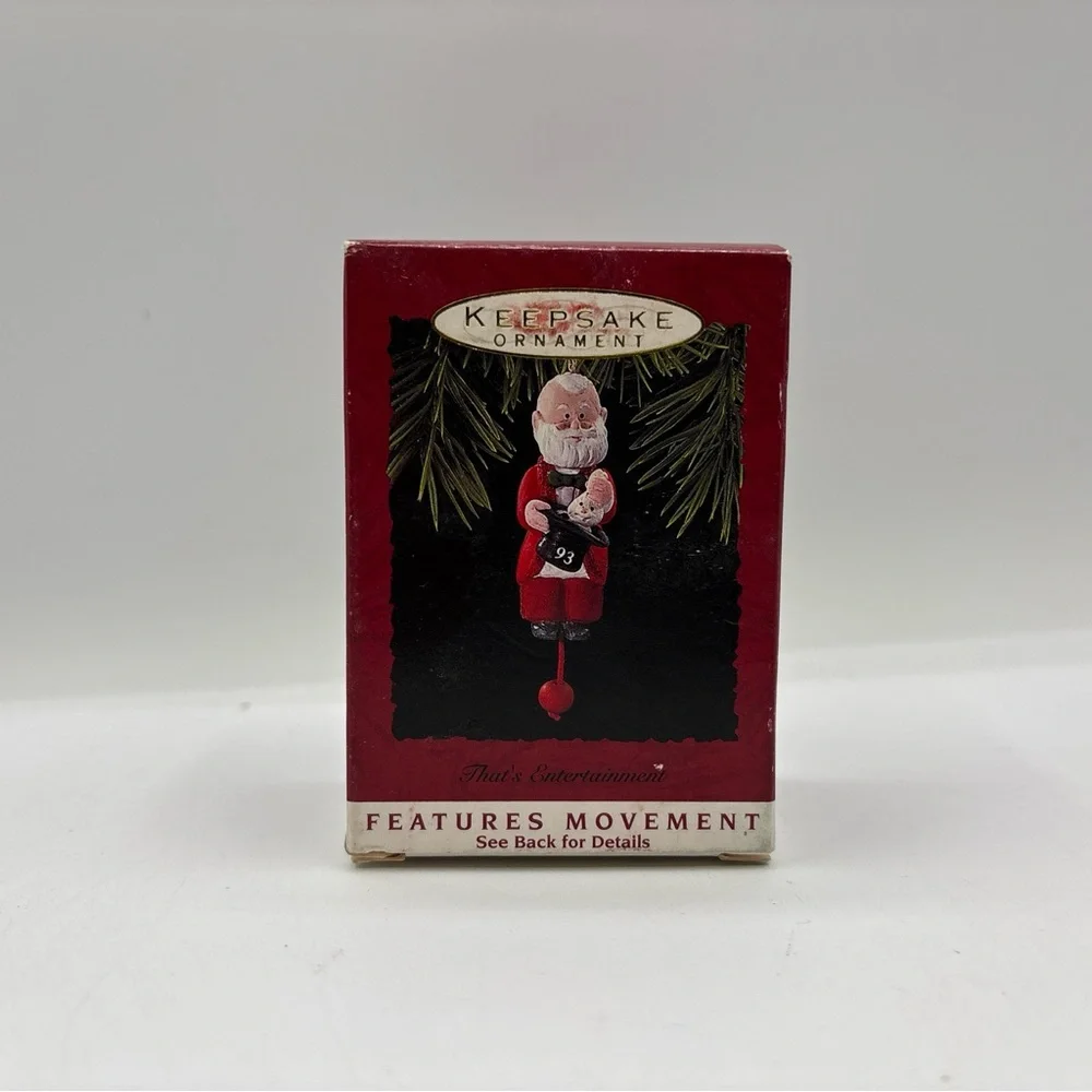 Hallmark Keepsake‎ Ornament Dated 1993 Vintage That’s Entertainment Handcrafted